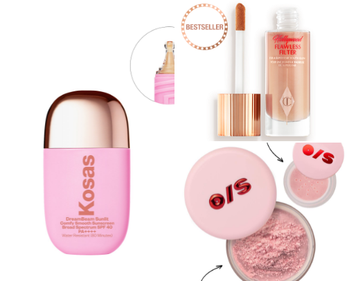 my acne safe beauty must-haves !💄 cover photo collage