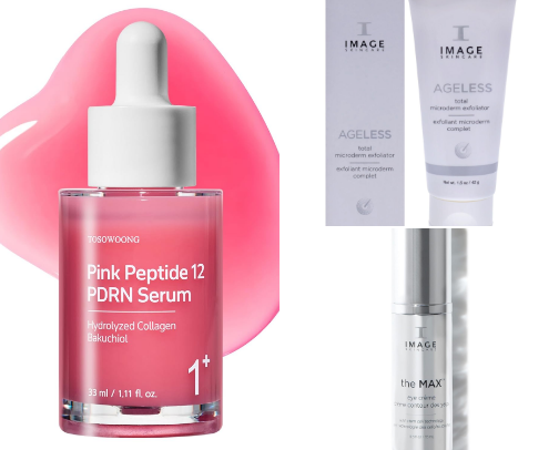 Skincare for aging skin cover photo collage