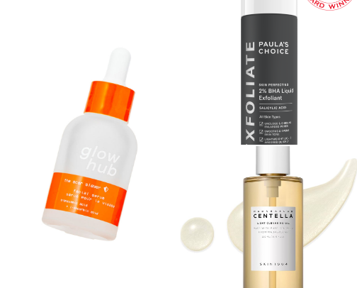 Skincare routine cover photo collage