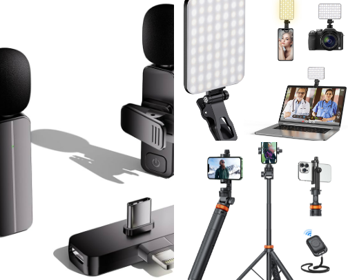 Affordable Content Creator starter kit: everything you need to start making content today cover photo collage