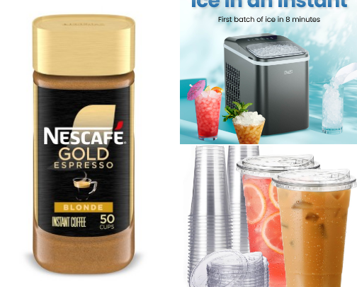 Coffee Girlie Must-haves ☕️🧁🥐🍰 cover photo collage