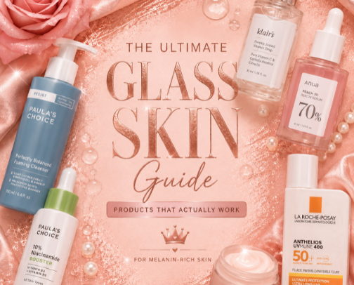 ✨ The Ultimate Glass Skin Guide ✨ cover photo collage