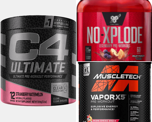 Pre-Workout cover photo collage