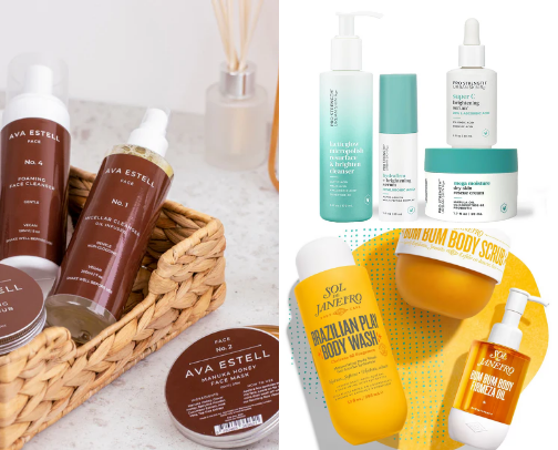 Skin Care cover photo collage