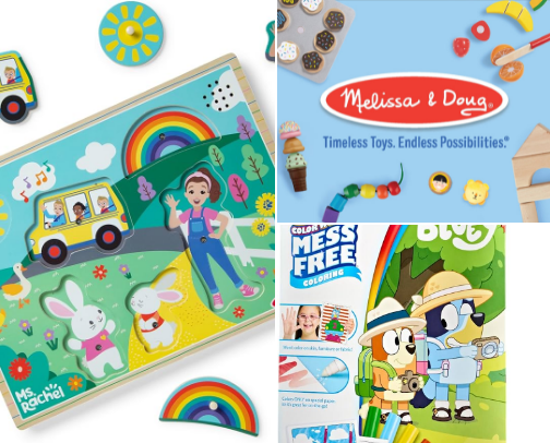 Toddler toys cover photo collage