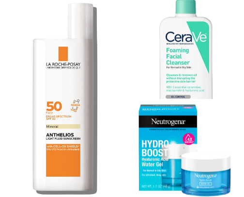 skin care💕 | oily skin cover photo collage