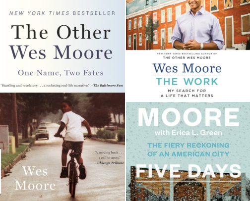 The Other Wes Moore: One Name, Two Fates (One World Essentials) reflections cover photo collage