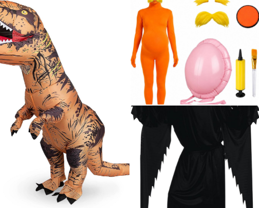 Halloween Costumes for Adults/ Kids / Pets cover photo collage