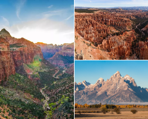 National Park Travel🏞️🌎 cover photo collage