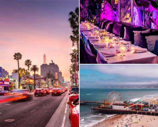 Los Angeles cover photo collage