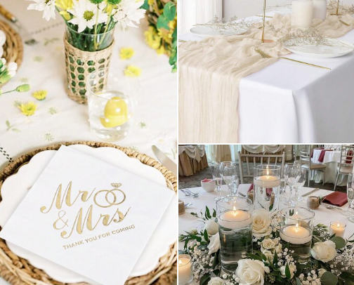 Things that helped me organize my wedding💝 cover photo collage