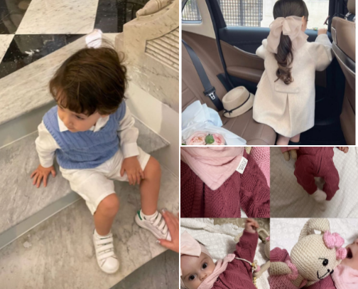 Kids Fashion🩷 cover photo collage