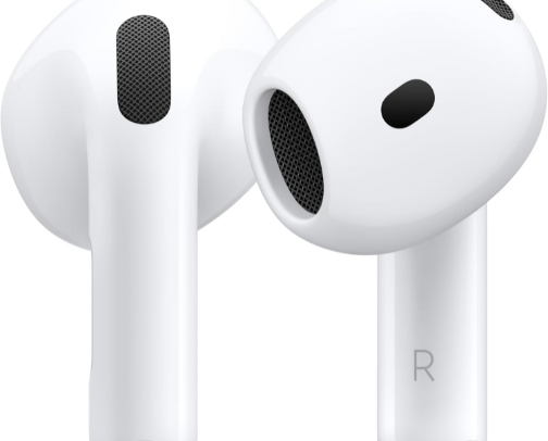Wireless and cordless headphones and airpods cover photo collage