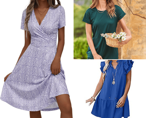 Amazon Best Dresses for women cover photo collage