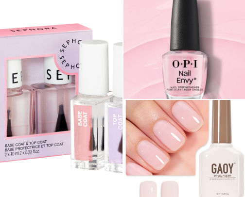 Nail care products carefully selected to help strengthen, nourish, and beautify your nails. cover photo collage