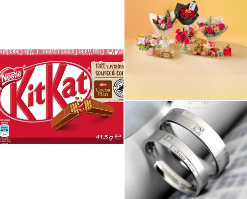 ROMANTIC VALENTINE'S GIFT cover photo collage