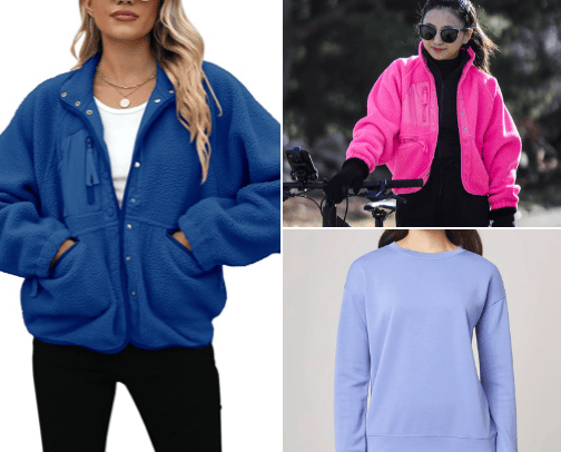 Clothing cover photo collage