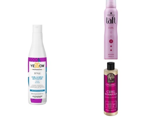 The best products for curly and healthy hair cover photo collage