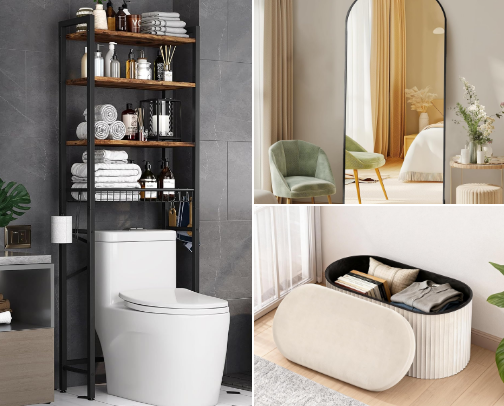 Amazon Finds That Make Small Spaces Feel Bigger cover photo collage