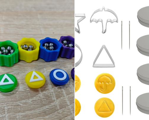 Squid game themed stuff cover photo collage