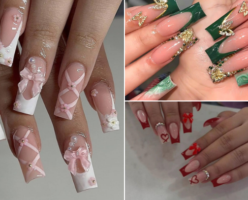 💅 Cute Press-On Nails That Look Like Salon Nails cover photo collage