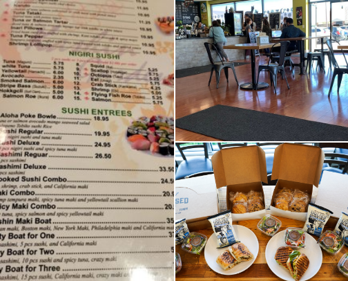 My favorite food spots in NH and MA cover photo collage