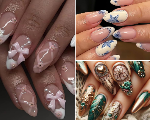 Cute Press-ons for Salon Level Nails cover photo collage