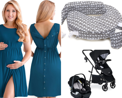 Baby items I recommend as a 3rd time mom cover photo collage