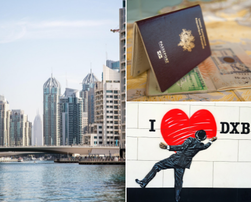 Dubai Living 🇦🇪 Week 1 📌 Your Essential To-Do List cover photo collage