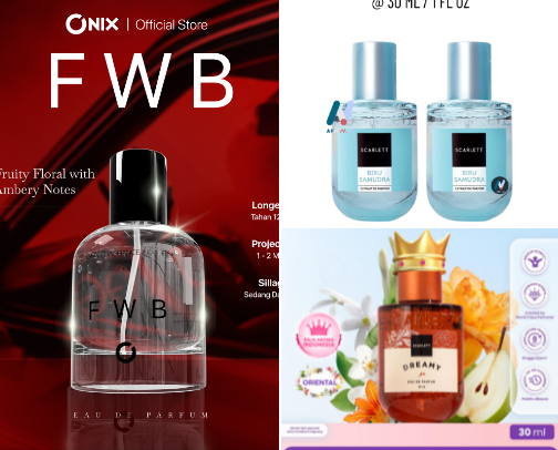 Rekomendasi parfum yang selalu aku belii 💗 cover photo collage