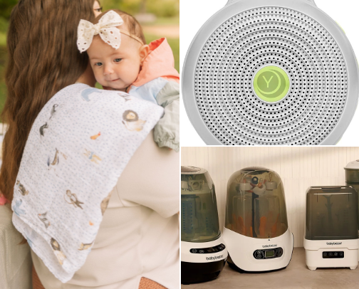 MOMMY must haves 🍼 💛 cover photo collage