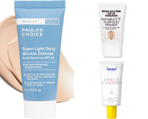 The best SPF for makeup – lightweight & invisible☀️ cover photo collage