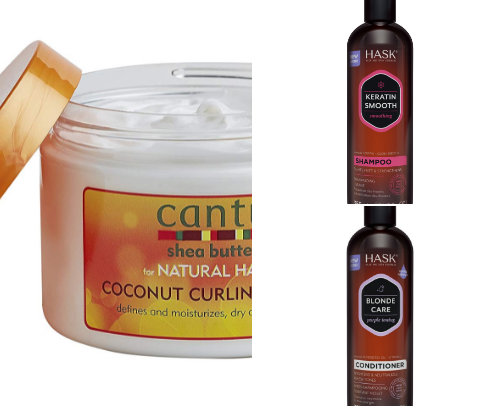 best curly hair products💆🏼‍♀️ cover photo collage