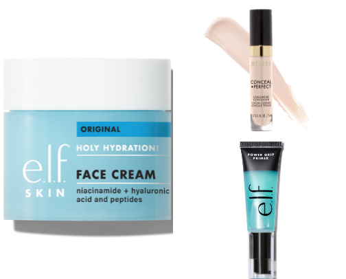 Beginner makeup list cover photo collage