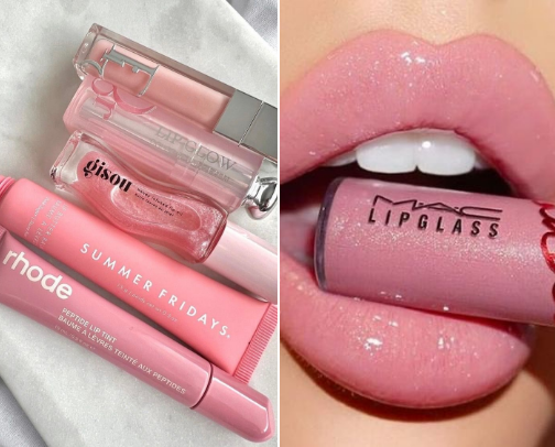 The Perfect Baby Pink Lip Glosses cover photo collage