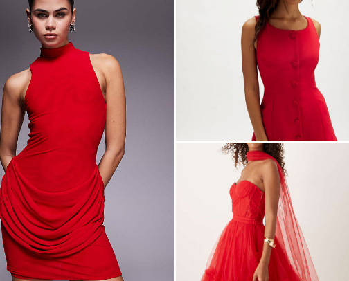 Mini Red Dresses That Turn Heads ❤️🔥 cover photo collage