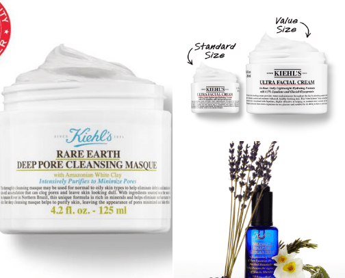 Kiehls skin care🤩 cover photo collage