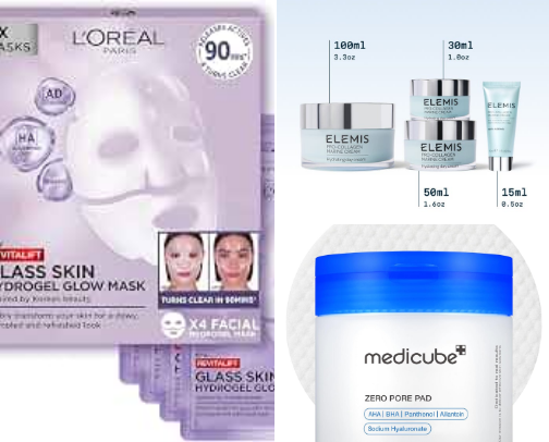 Daily skin care 🩵✨ cover photo collage