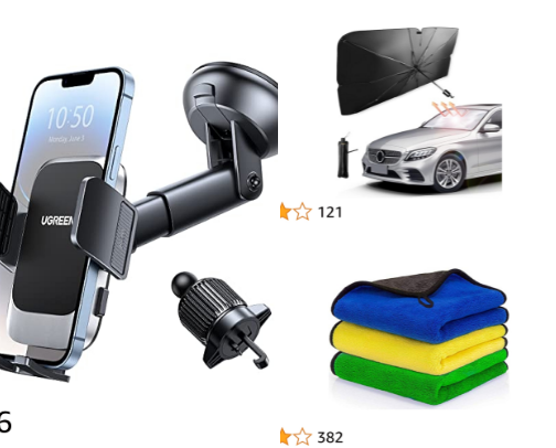 Car Accessories & Essentials cover photo collage