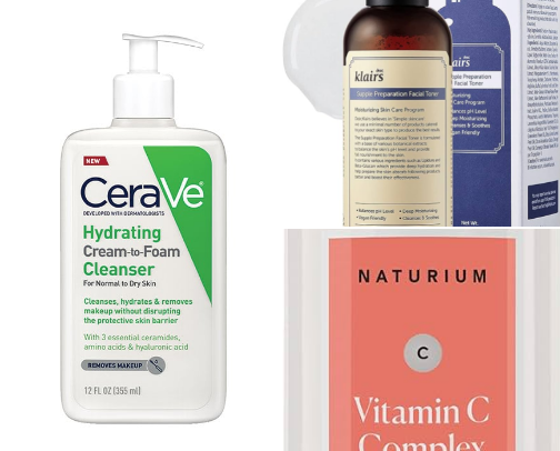 💧 My Skincare Routine (AM/PM) cover photo collage