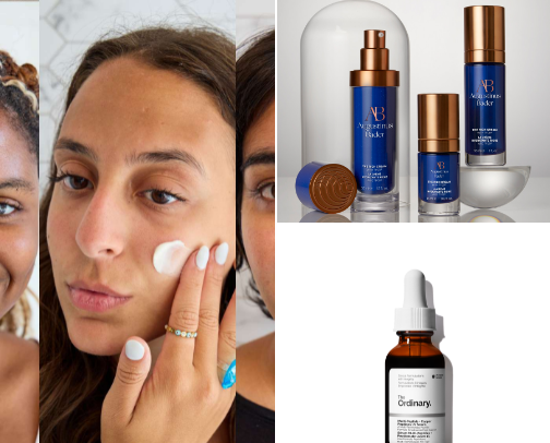 💫✨Glow Up Essentials You Need Now––Skincare Recommendations for Different Skin Types💫✨ cover photo collage