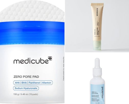 My favorite skincare recs cover photo collage