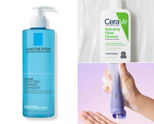 Cleansers I Actually Love & Use cover photo collage
