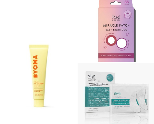 Trying to get my skincare together. cover photo collage