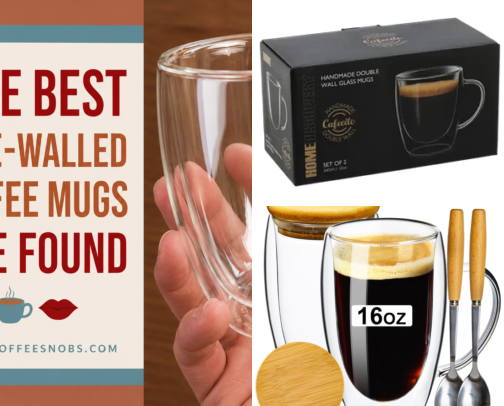 45 Premium Double-Wall Glass Coffee Mugs for Coffee, Latte & Cappuccino Lovers cover photo collage