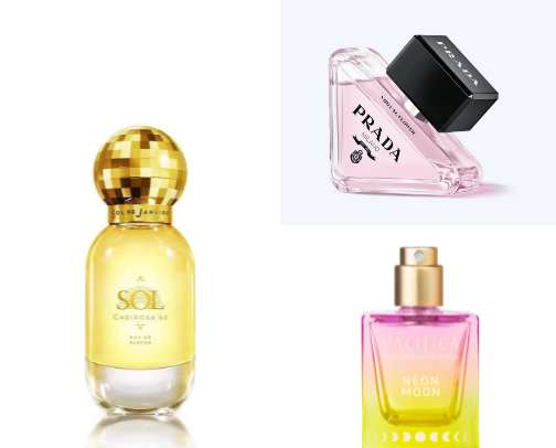 "Travel & Everyday Fragrances I Love" cover photo collage
