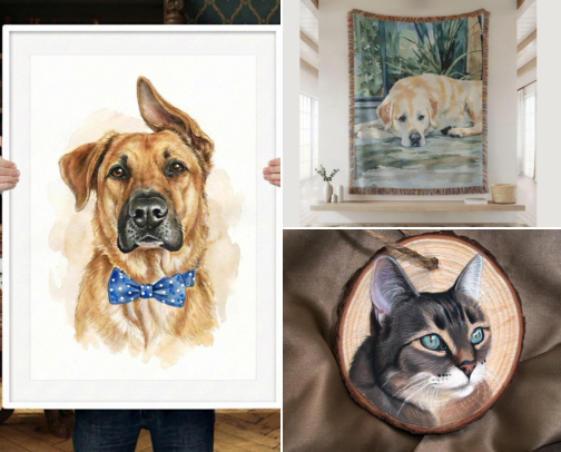 Who's a Good Gift? Personalized Etsy Finds for Dog Lovers cover photo collage