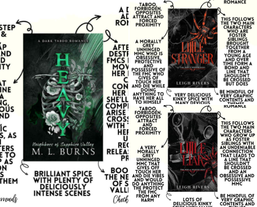 Taboo Adult Romance Book Recommendations 📚 cover photo collage