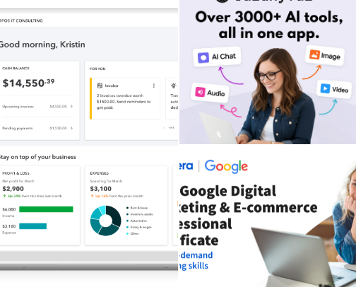 Mompreneur Business Tools cover photo collage