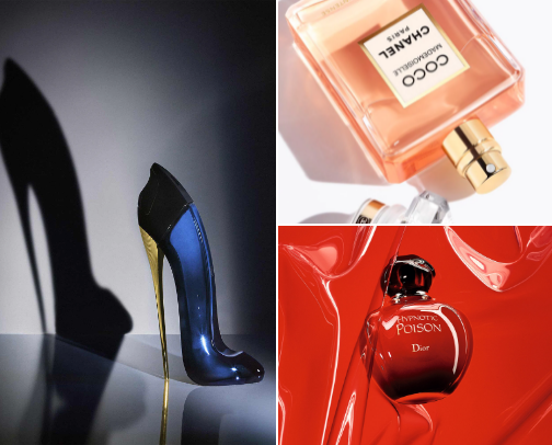 Feminine perfumes that drive men crazy cover photo collage
